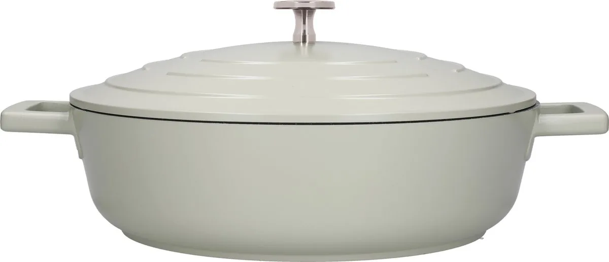 Braadpan - Mint - ø 28 cm / 4 liter - standaard anti-aanbaklaag von MasterClass in Grün – Produktfoto