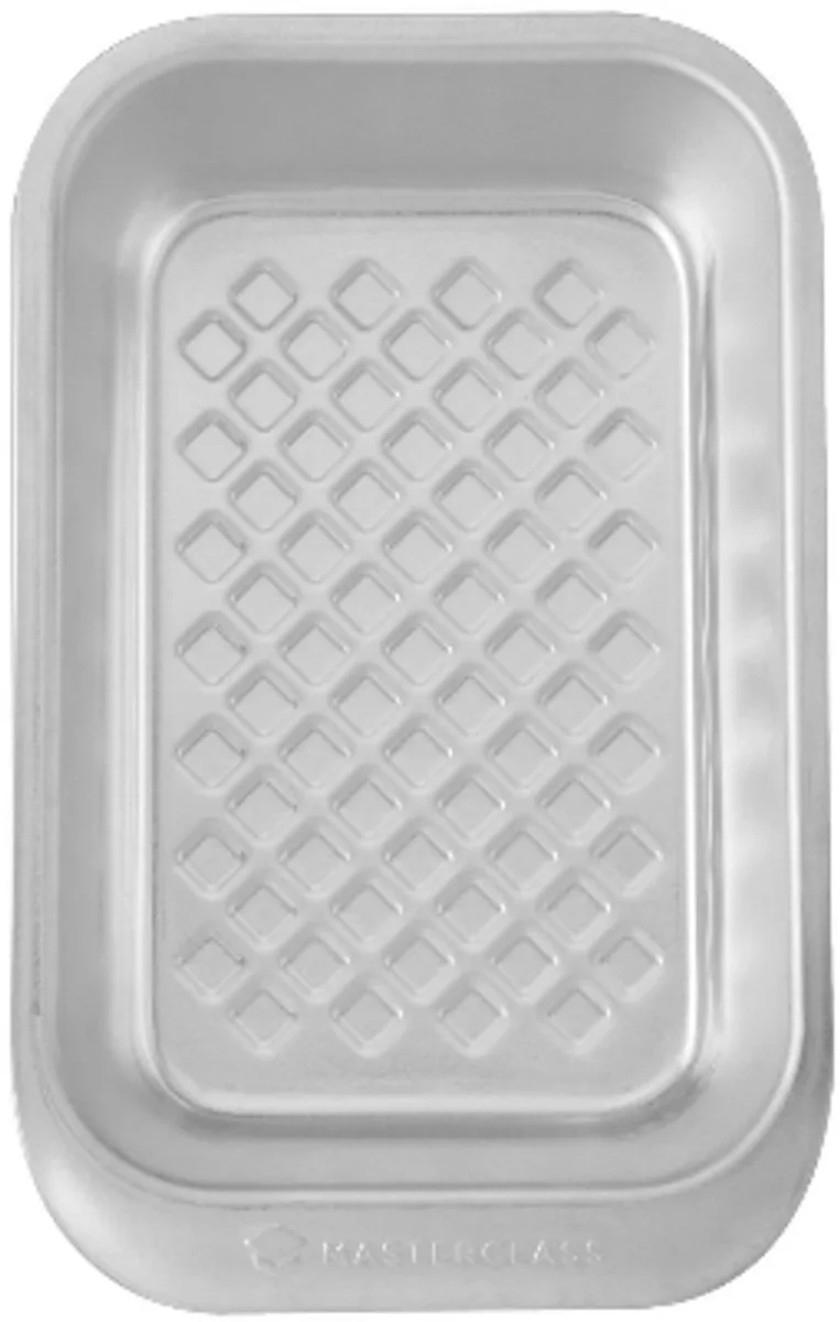 Brood Bakvorm, Cakevorm, 0.9 L, 15 x 23 x 6 cm, Gerecycled Aluminium van MasterClass in Zilver – productfoto