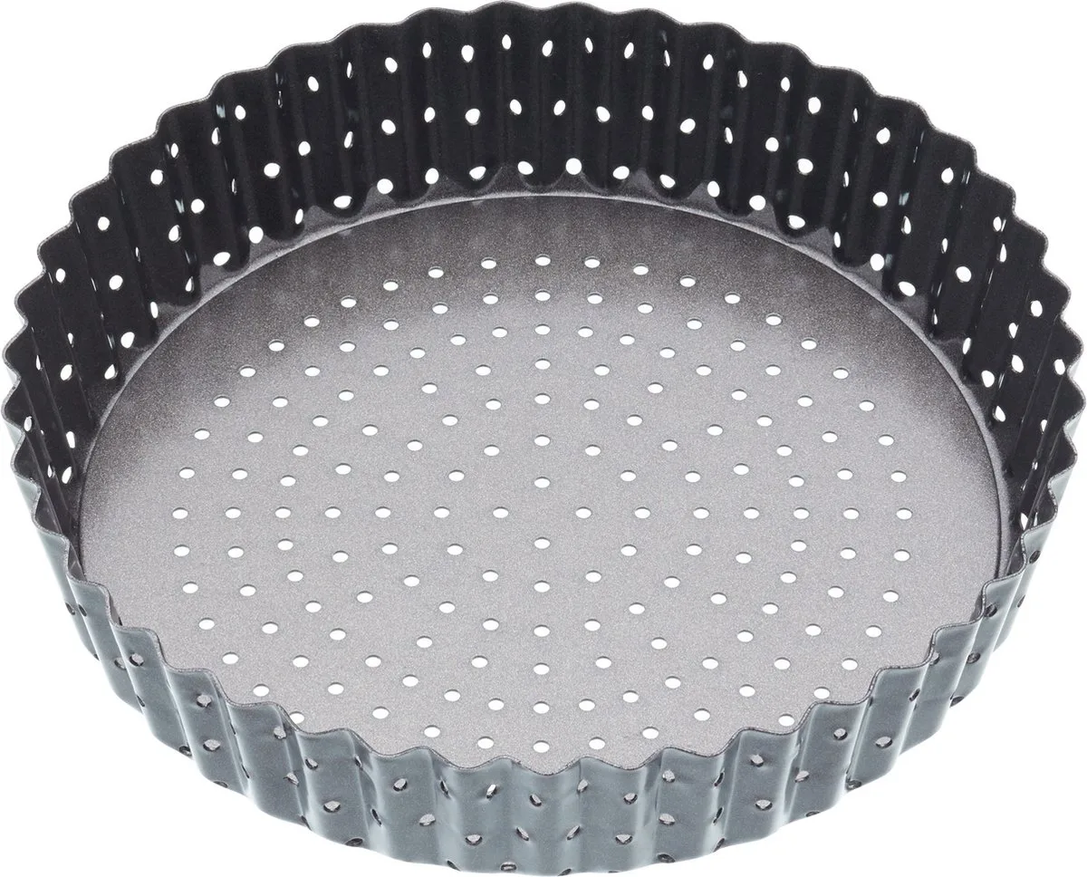Crusty Bake Gebak / Taartvorm met antiaanbaklaag - 18 cm van MasterClass in Grijs – productfoto
