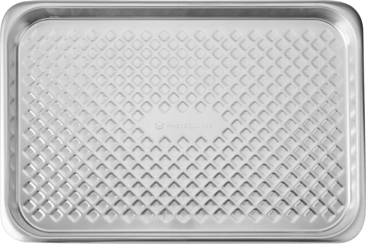 Gerecycled Aluminium Grote Bakplaat, 40x27cm van MasterClass in Zilver – productfoto