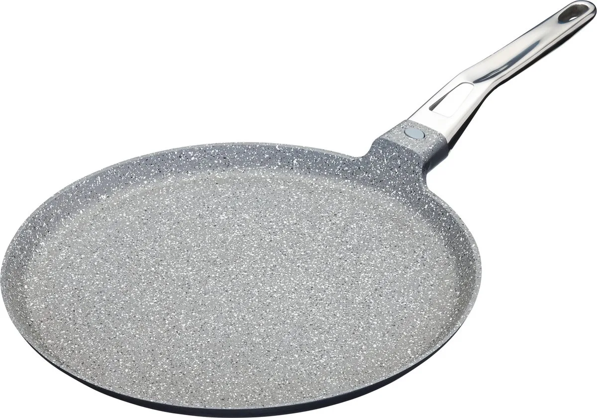 Gietaluminium Pannenkoekenpan Met Antiaanbaklaag - 28 cm (11 ") van MasterClass in Grijs – productfoto