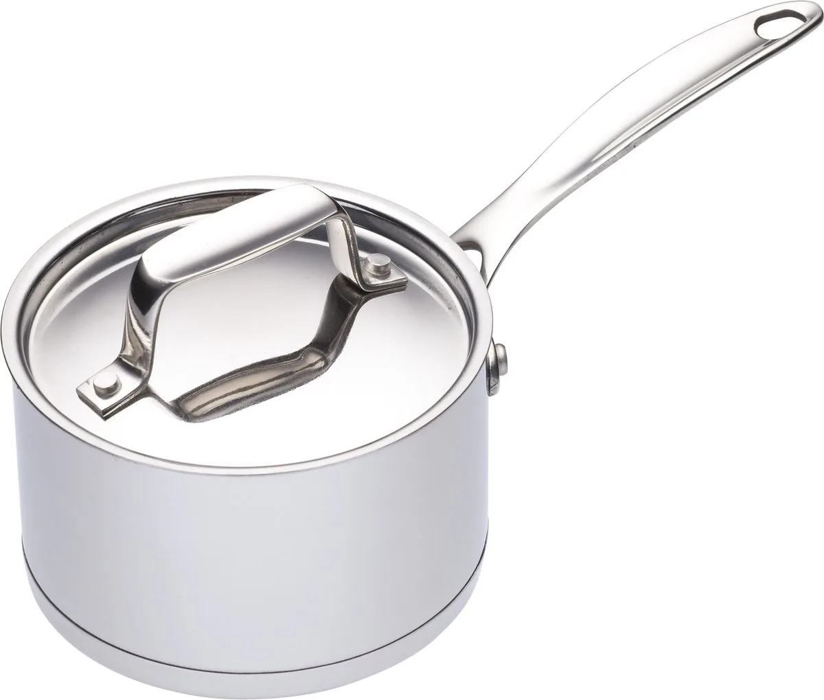 Mini Steelpan - Geschikt voor Inductie 250 Milliliter Roestvrij Staal van MasterClass in Rvs – productfoto