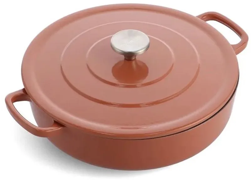 Gietijzeren Braadpan Ø 28 cm von Mauviel in Kupfer – Produktfoto