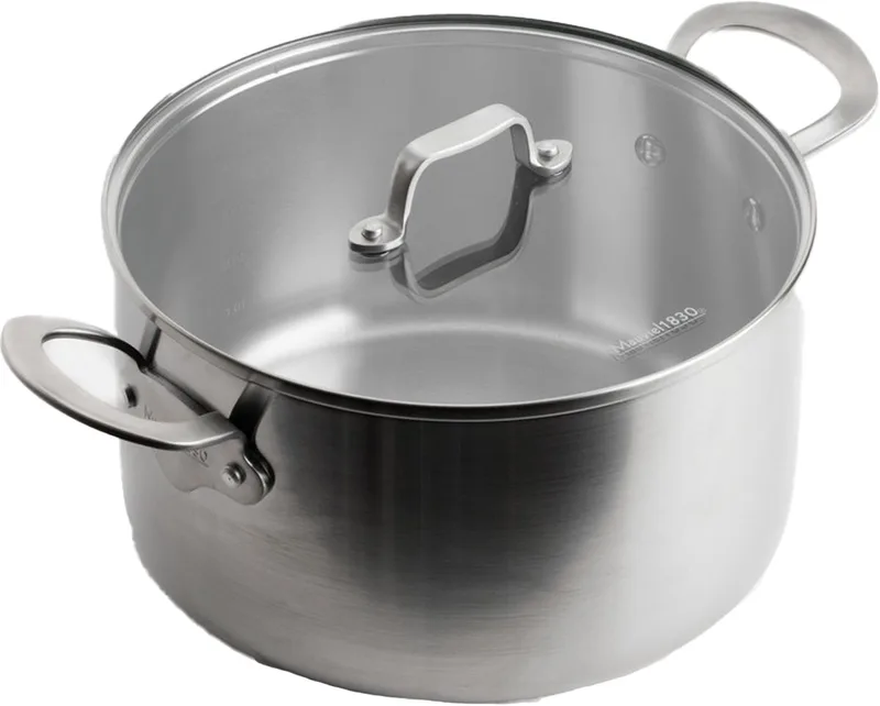 Kookpot - 24 cm - Roestvrij staal - alle warmtebronnen by Mauviel in Silver, Metaalzilver – product photo