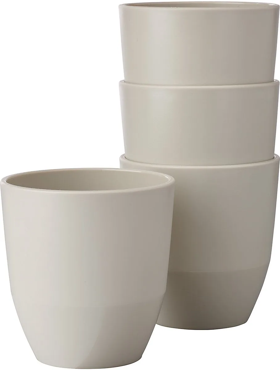 beker Silueta - 4x 200 ml - Koffiebeker från Mepal i Nordic white – produktbild
