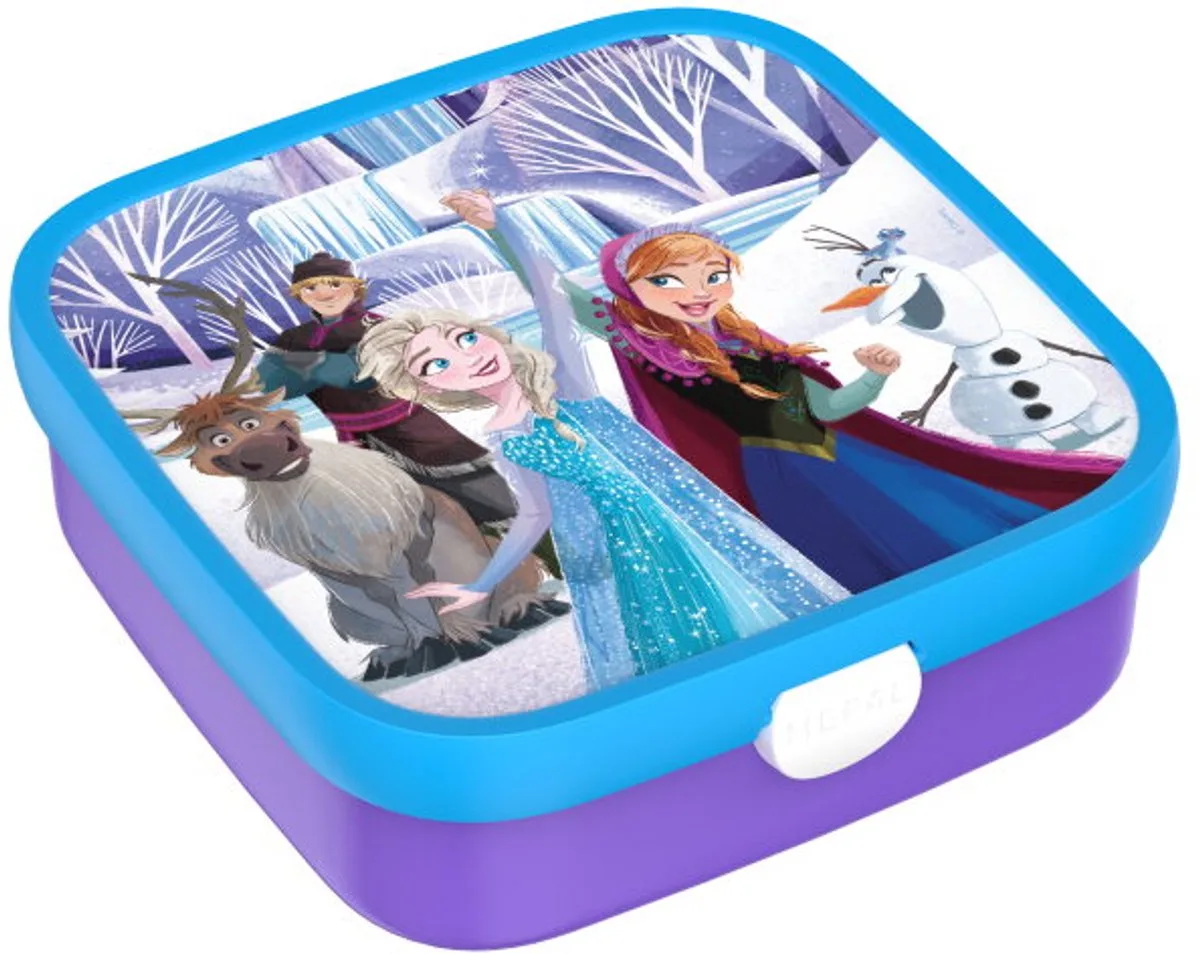 Bento lunchbox groot Campus - 1.25 l - Inclusief 2 uitneembare lekdichte bentobakjes & vorkje de Mepal en Frozen Friends – photo produit