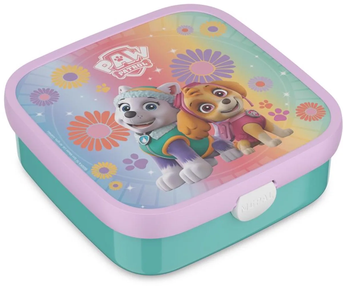 Bento lunchbox groot Campus - 1.25 l - Inclusief 2 uitneembare lekdichte bentobakjes & vorkje de Mepal en Paw Patrol Girls – photo produit