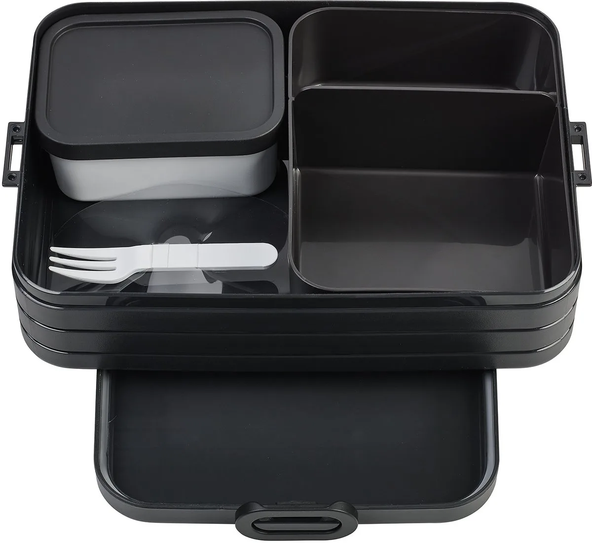 Bento Lunchbox large - Broodtrommel - 8 boterhammen van Mepal in Nordic black – productfoto