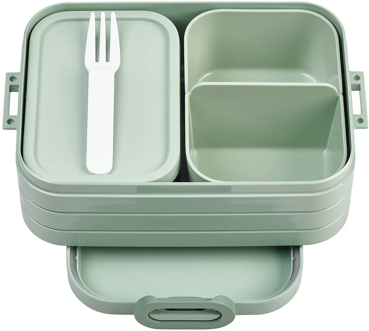 Bento Lunchbox midi - Broodtrommel - 4 boterhammen från Mepal i Nordic sage – produktbild