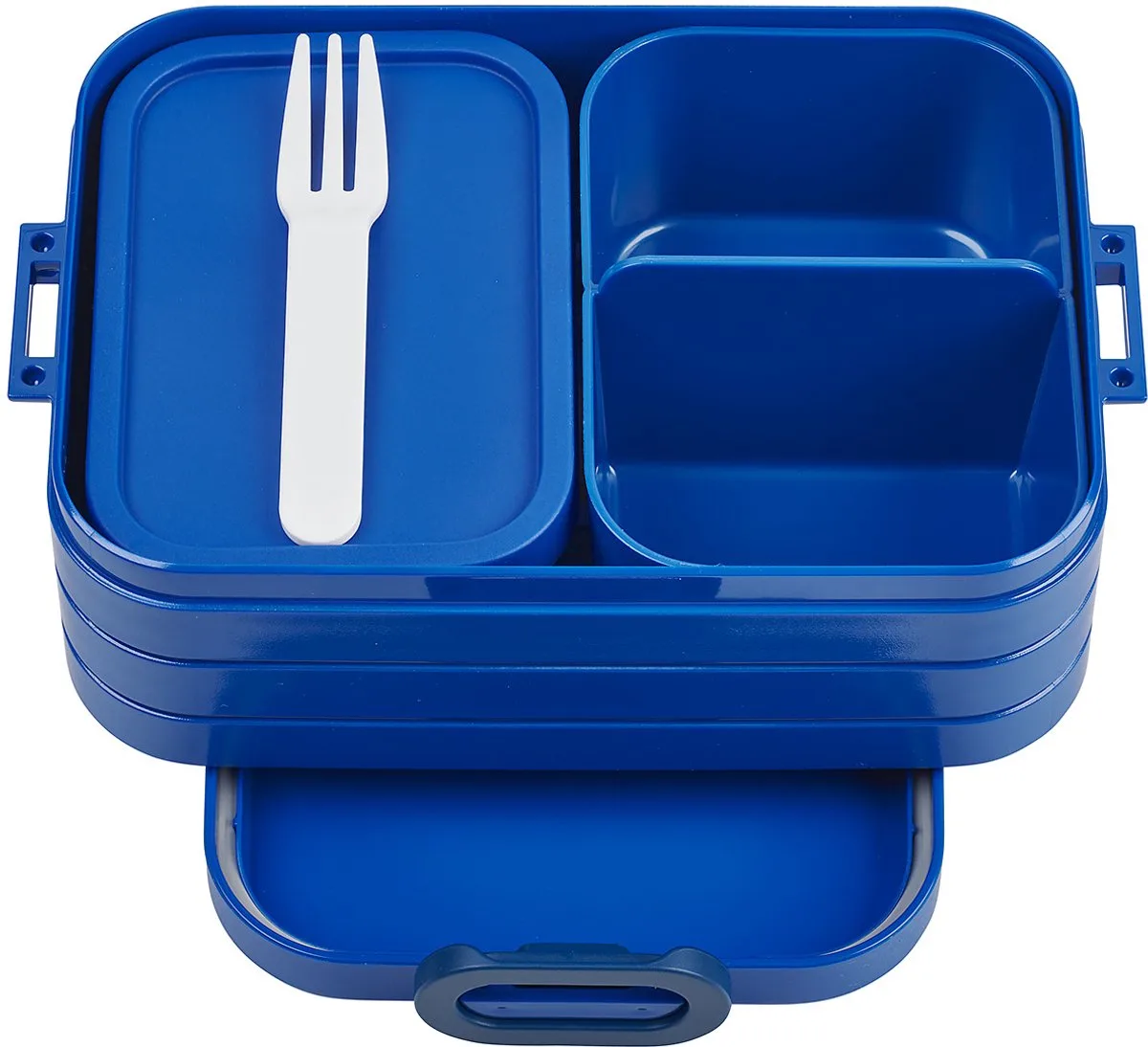 Bento Lunchbox midi - Broodtrommel - 4 boterhammen van Mepal in Vivid blue – productfoto