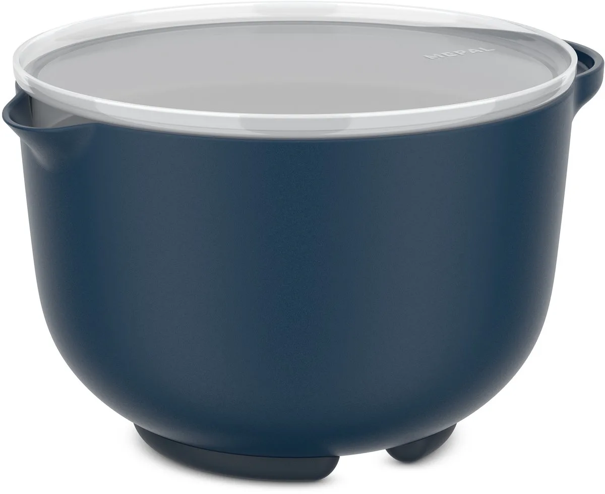 Beslagkom met deksel Chef it - 1.5 l - Schaal - Magnetron- en vaatwasmachinebestendig - Bakspullen van Mepal in Donkerblauw – productfoto