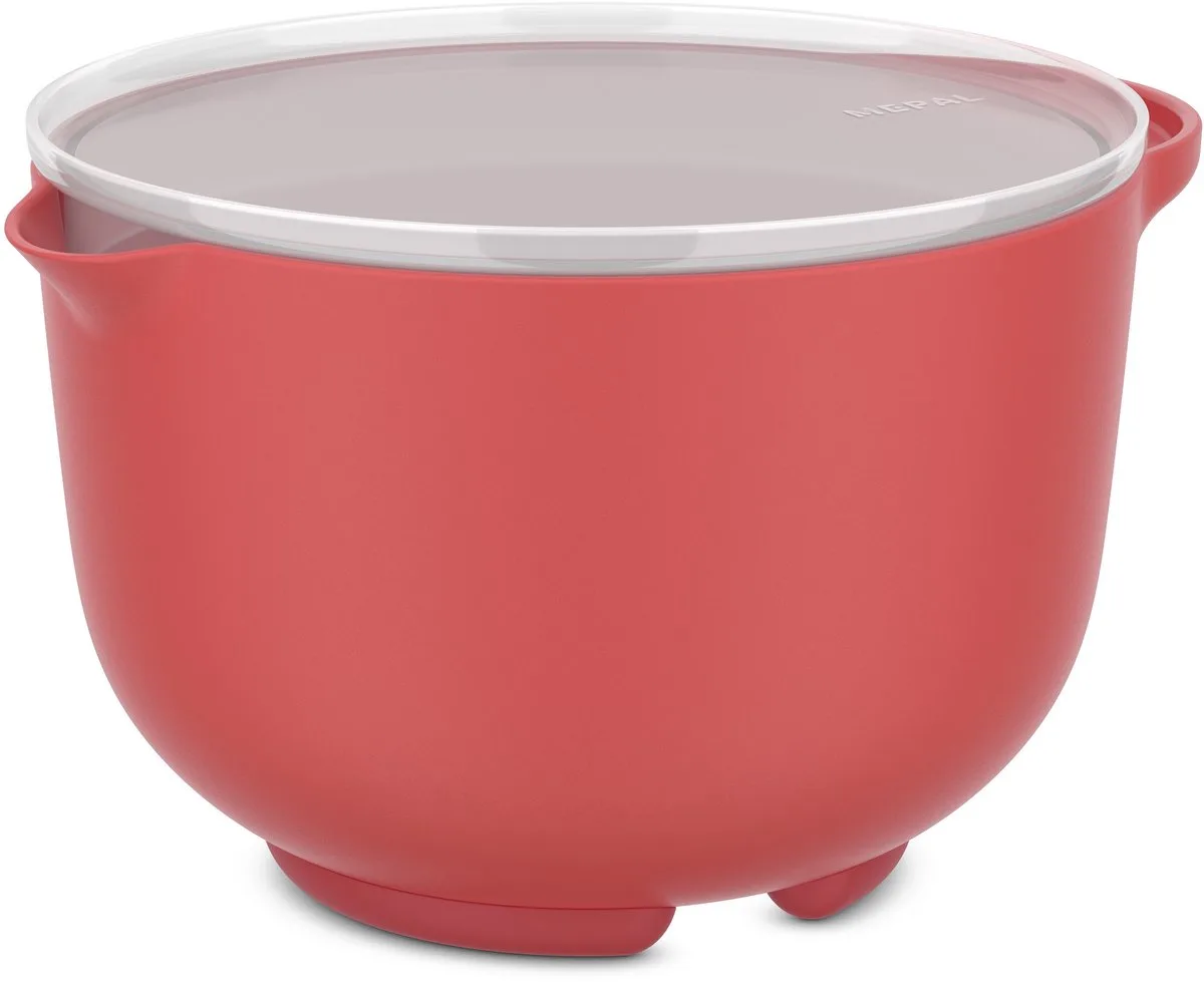 Beslagkom met deksel Chef it - 1.5 l - Schaal - Magnetron- en vaatwasmachinebestendig - Bakspullen van Mepal in Coral – productfoto