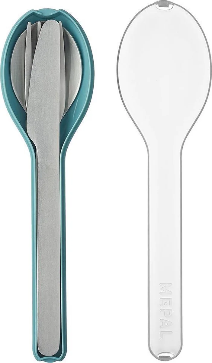 Bestekset Ellipse 3-Delig van Mepal in Nordic Green – productfoto