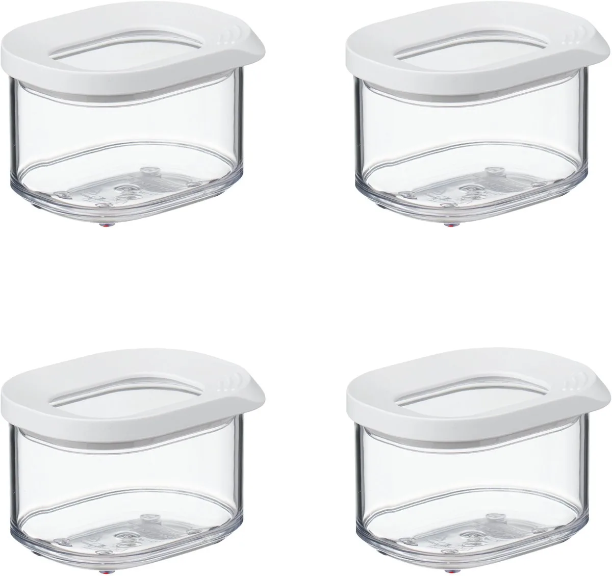 Bewaardoos 4x 175 ml Modula - Voorraaddoos van Mepal in Wit – productfoto