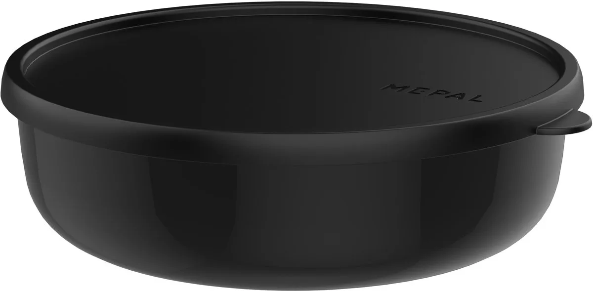 Bewaardoos Lumina - 2 l - Magnetronbakje met deksel de Mepal en Nordic black – photo produit