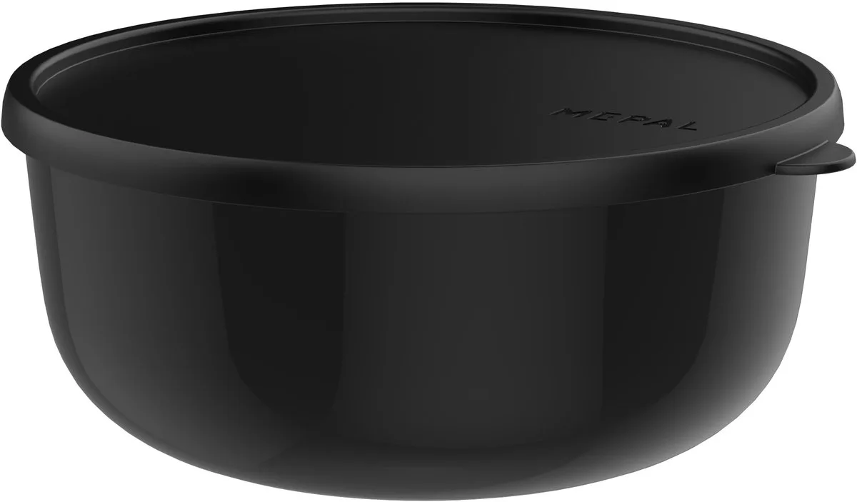 Bewaardoos Lumina - 3 l - Magnetronbakje met deksel van Mepal in Nordic black – productfoto