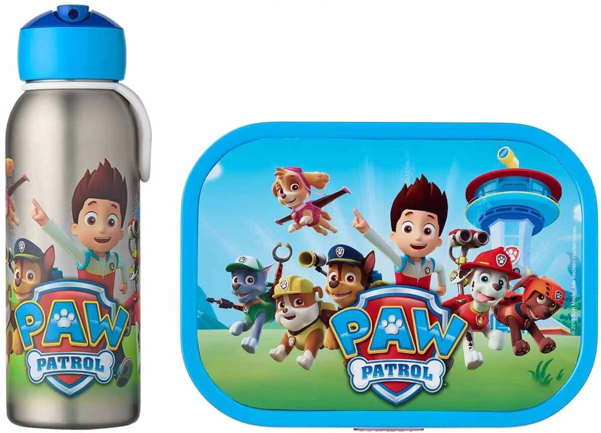 Brotdose + Thermoflasche Campus Set van 2 de Mepal en Paw Patrol – photo produit