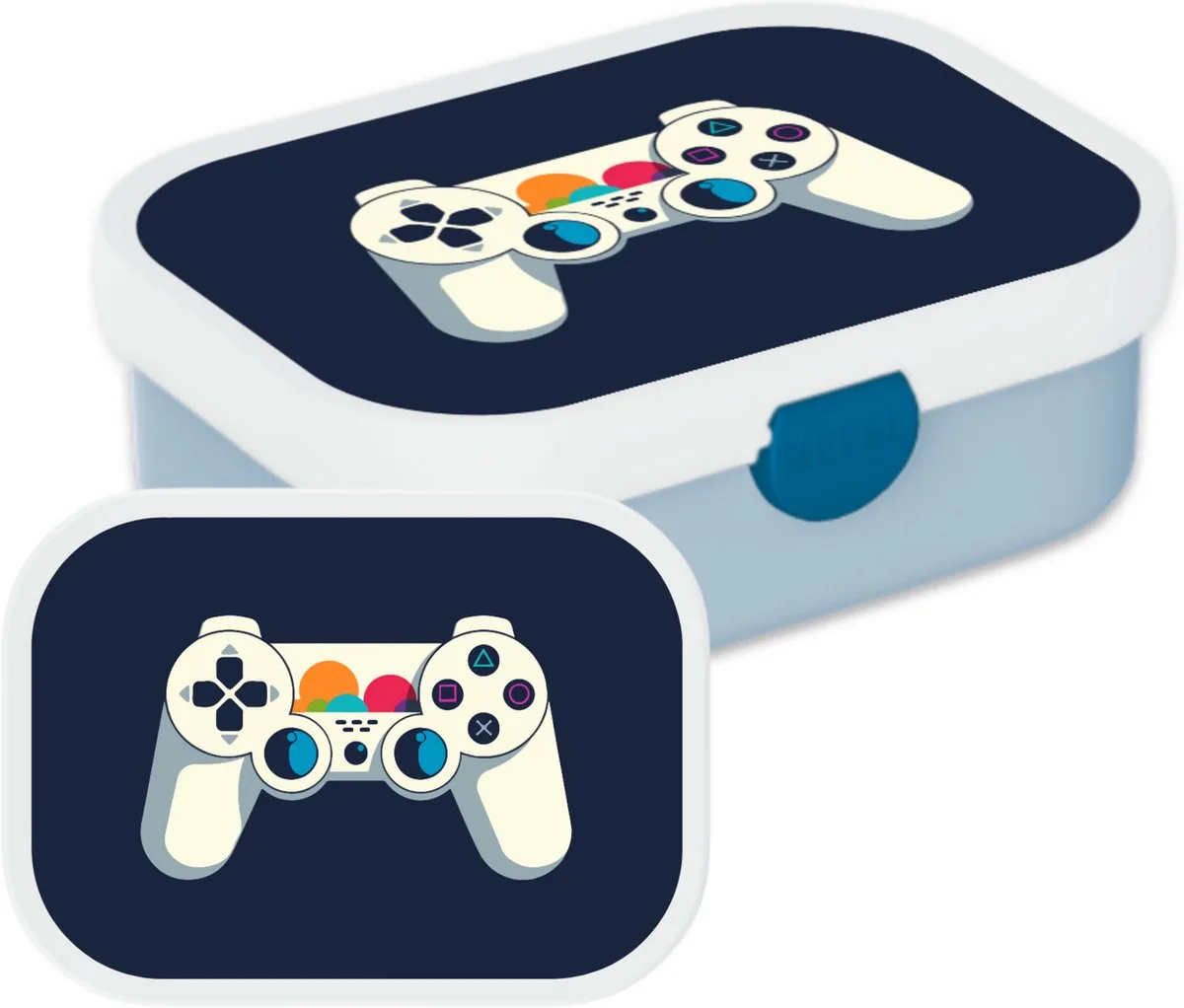 Campus Broodtrommel met Naam Gaming – 750 ml – Witte controller de Mepal en Weißer Controller – photo produit