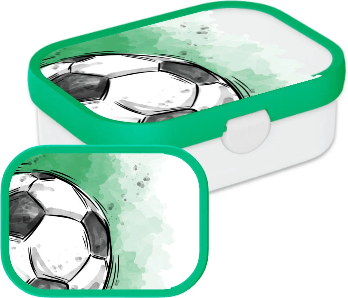 Campus Broodtrommel met Naam Voetbal – 750 ml – Bal de Mepal en Fußball – photo produit