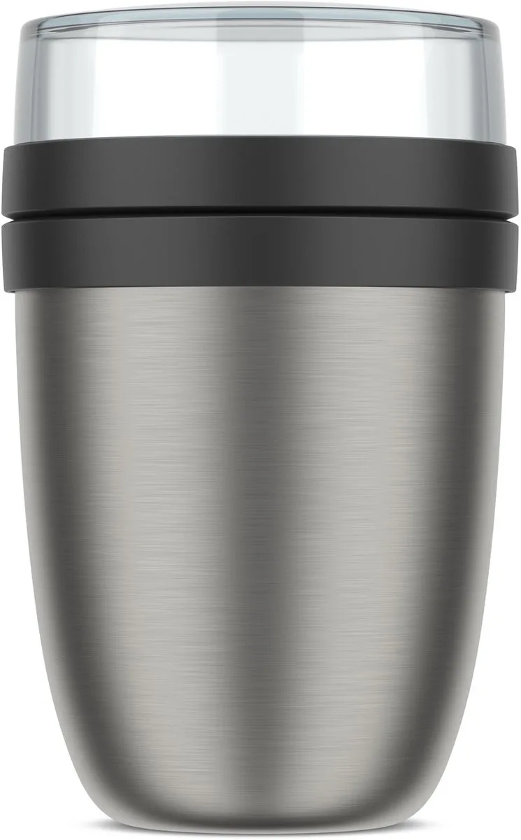Isoleer lunchpot Ellipse - 500 ml - Thermos lunchbox de Mepal en Nordic black – photo produit