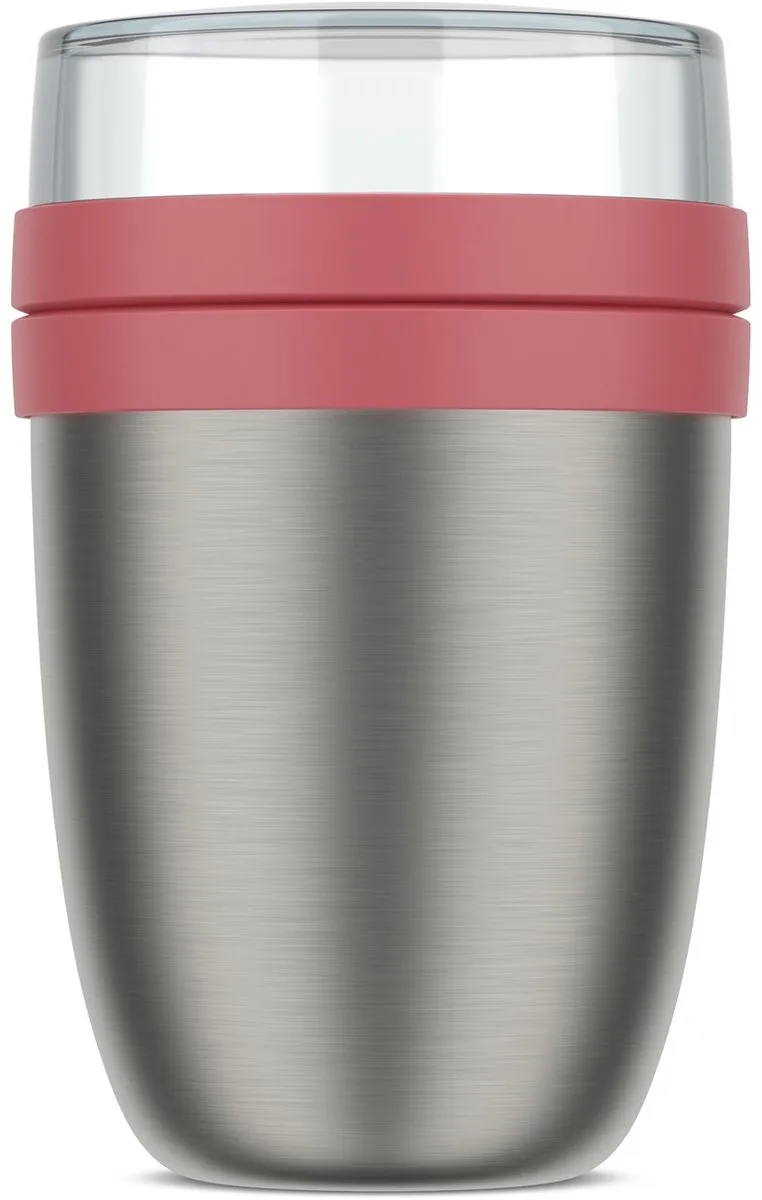 Isoleer lunchpot Ellipse - 500 ml - Thermos lunchbox van Mepal in Vivid mauve – productfoto