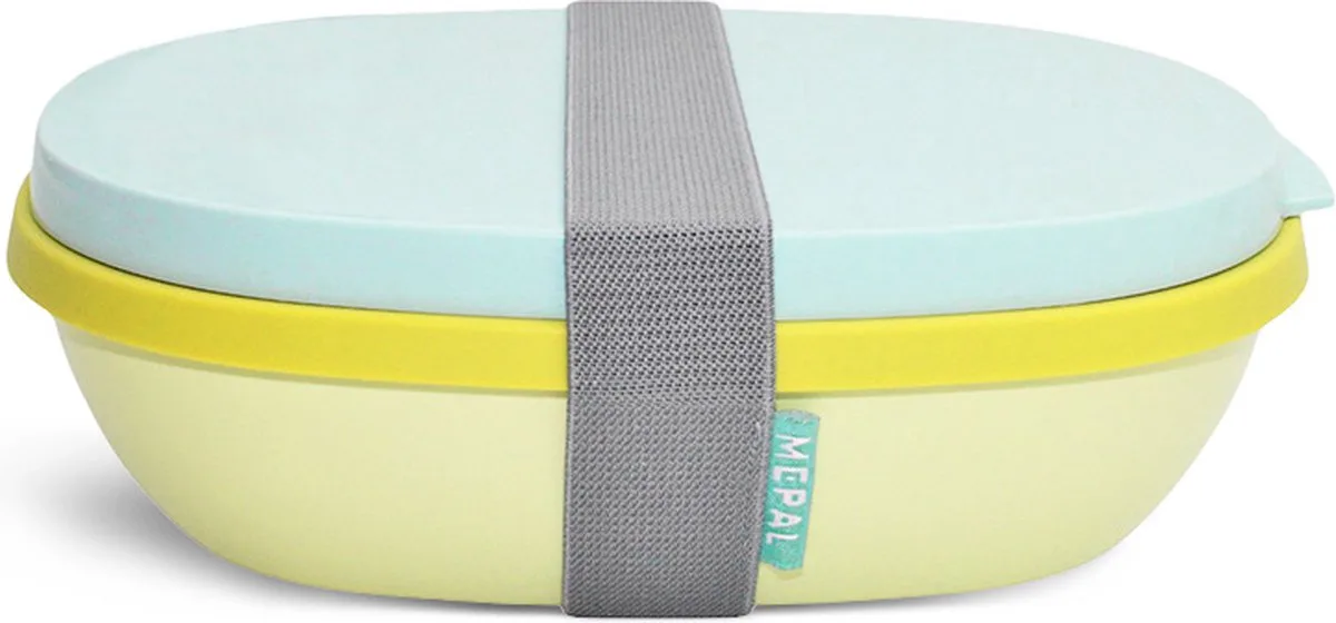Lunchbox. Ellipse Duo Mepal Broodtrommel. van Mepal in Lemon Vibe – productfoto