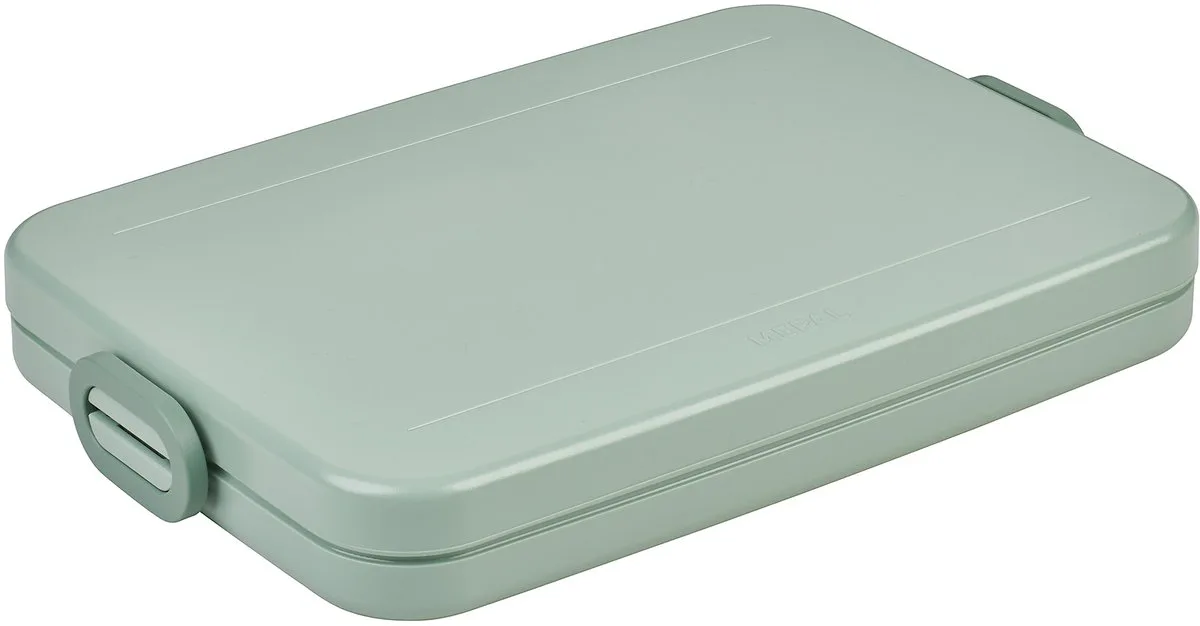 Lunchbox flat - Broodtrommel - 4 boterhammen von Mepal in Nordic sage – Produktfoto
