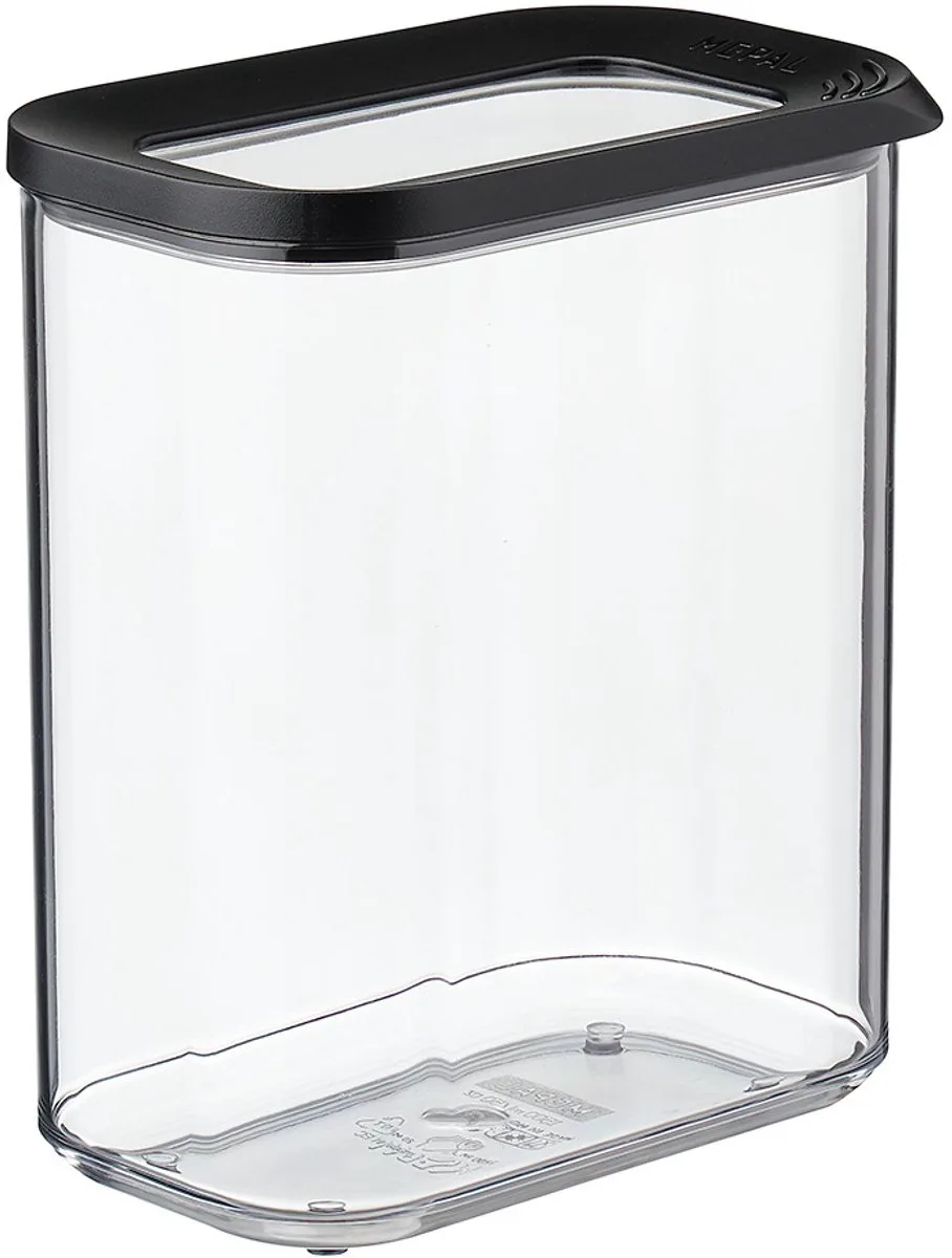 Modula bewaardoos - 1500 ml - Voorraaddoos - Zwart van Mepal in Zwart – productfoto