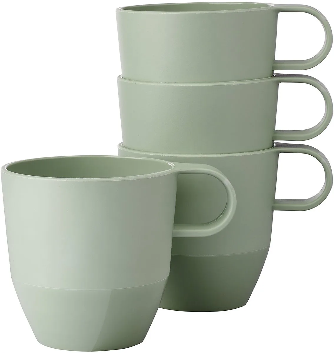 mok Silueta - 4x 300 ml - Koffiebeker de Mepal en Nordic sage – photo produit