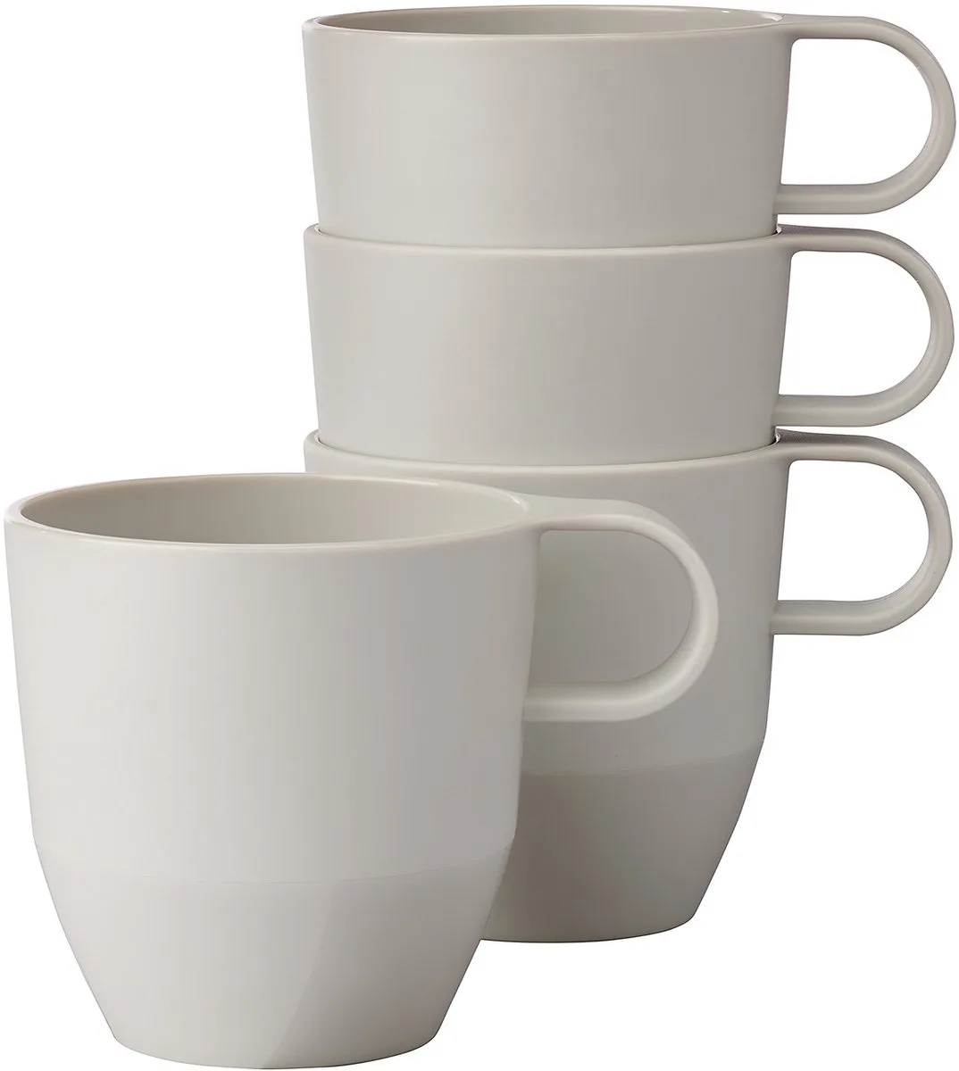 mok Silueta - 4x 300 ml - Koffiebeker de Mepal en Nordic white – photo produit