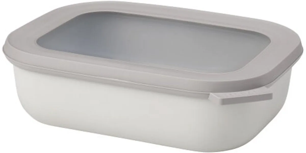 Multikom Cirqula vershouddoos - 1000 ml - Rechthoekig von Mepal in Nordic white – Produktfoto