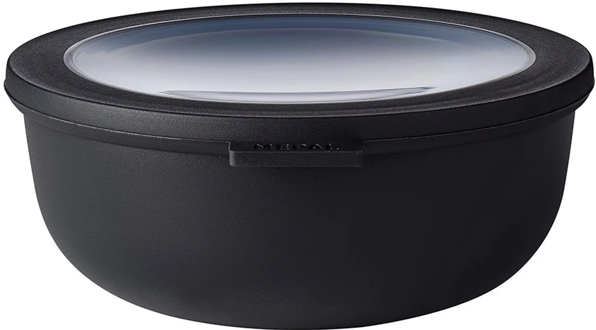 Multikom Cirqula vershouddoos - 1250 ml - Rond van Mepal in Nordic black – productfoto
