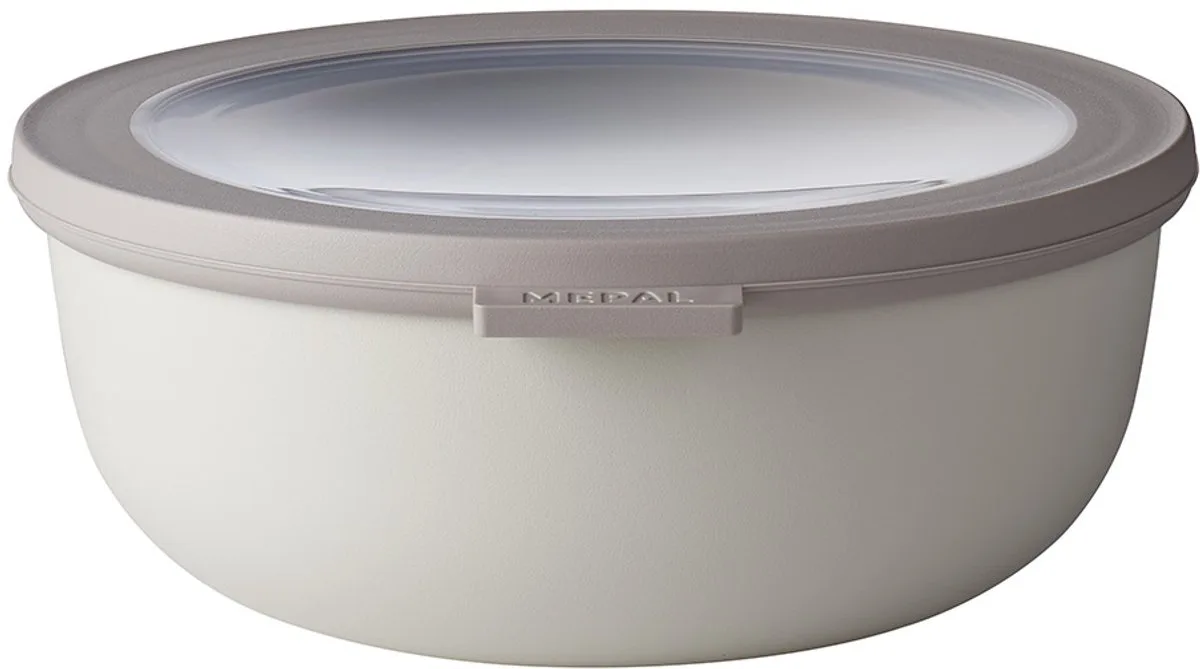 Multikom Cirqula vershouddoos - 1250 ml - Rond von Mepal in Nordic white – Produktfoto