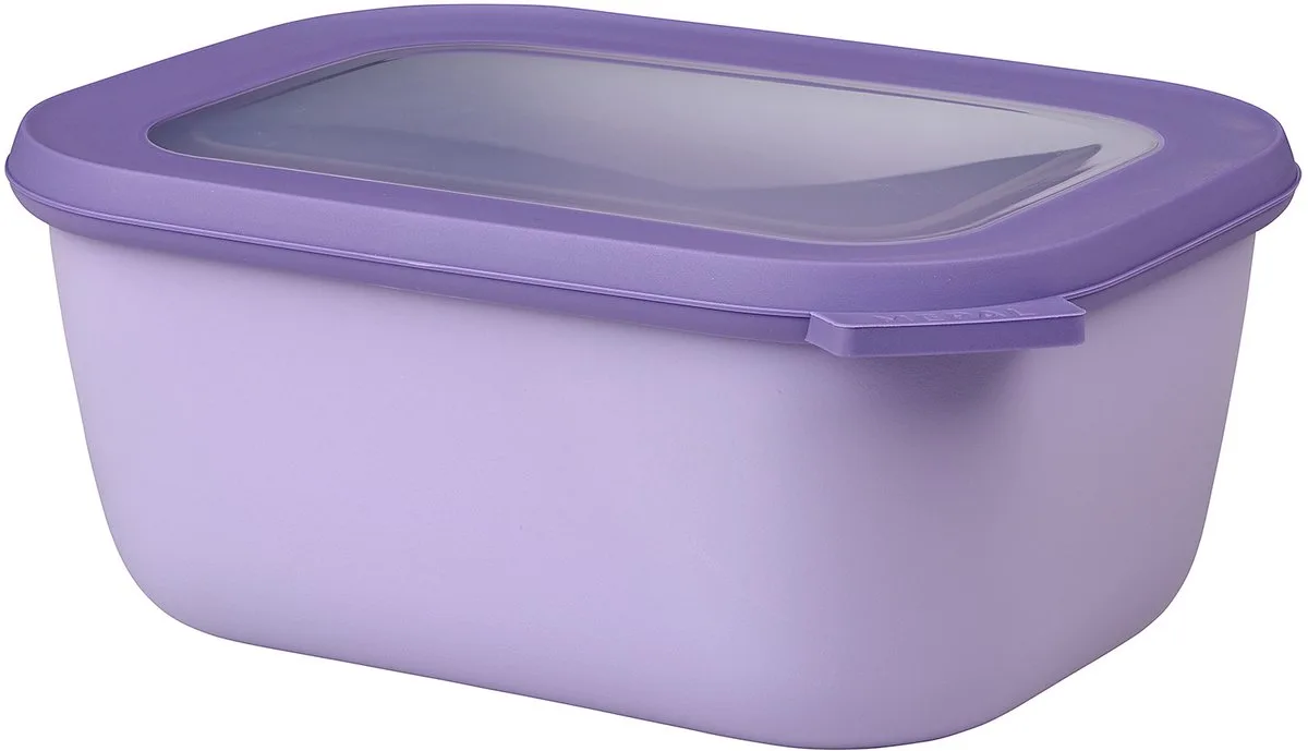 Multikom Cirqula vershouddoos - 1500 ml - Rechthoekig van Mepal in Vivid lilac – productfoto