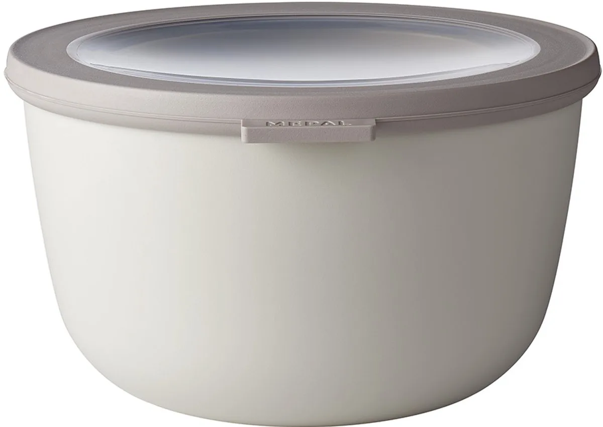 Multikom Cirqula vershouddoos - 2000 ml - Rond de Mepal en Nordic white – photo produit