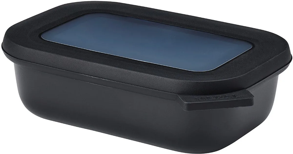 Multikom Cirqula vershouddoos - 500 ml - Rechthoekig van Mepal in Nordic black – productfoto