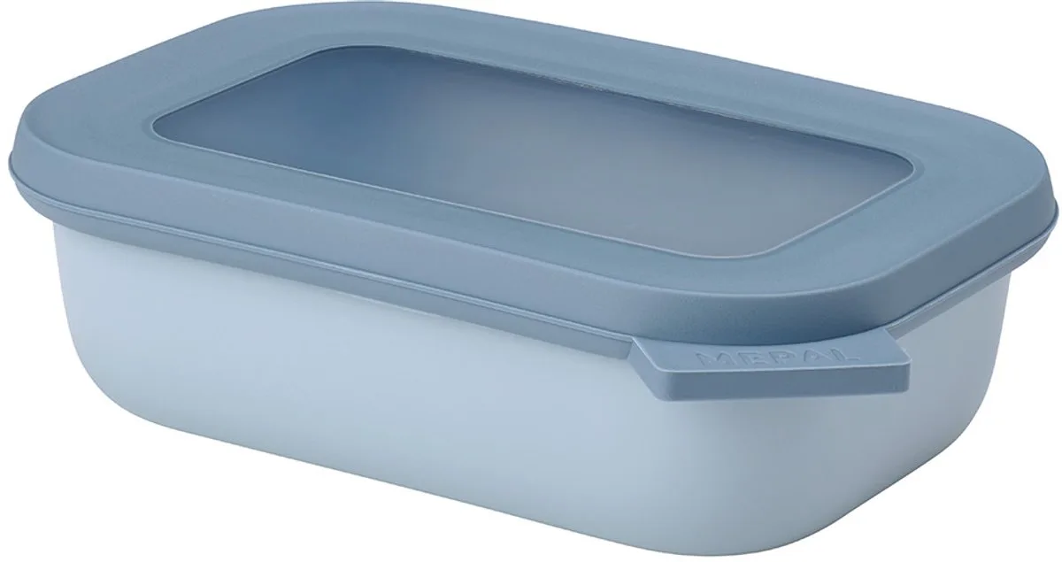 Multikom Cirqula vershouddoos - 500 ml - Rechthoekig de Mepal en Nordic blue – photo produit