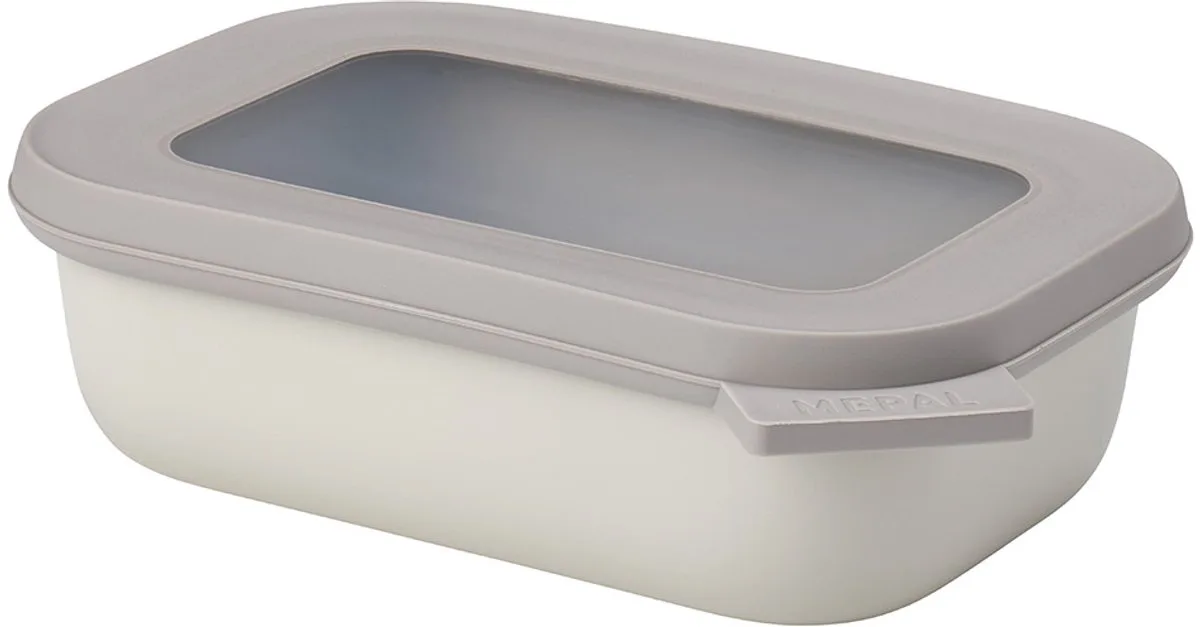 Multikom Cirqula vershouddoos - 500 ml - Rechthoekig van Mepal in Nordic white – productfoto