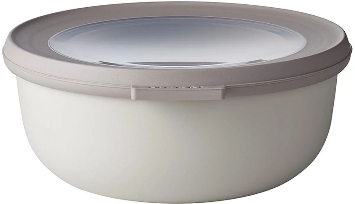 Multikom Cirqula vershouddoos - 750 ml - Rond fra Mepal i Nordic white – produktbillede