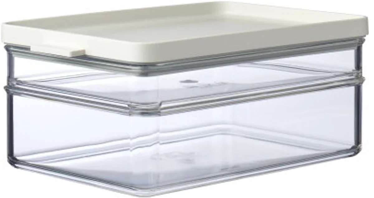 Omnia onbijtdoos - 2-delig. 500 ml + 1200 ml - Vershouddoos van Mepal in Nordic white – productfoto