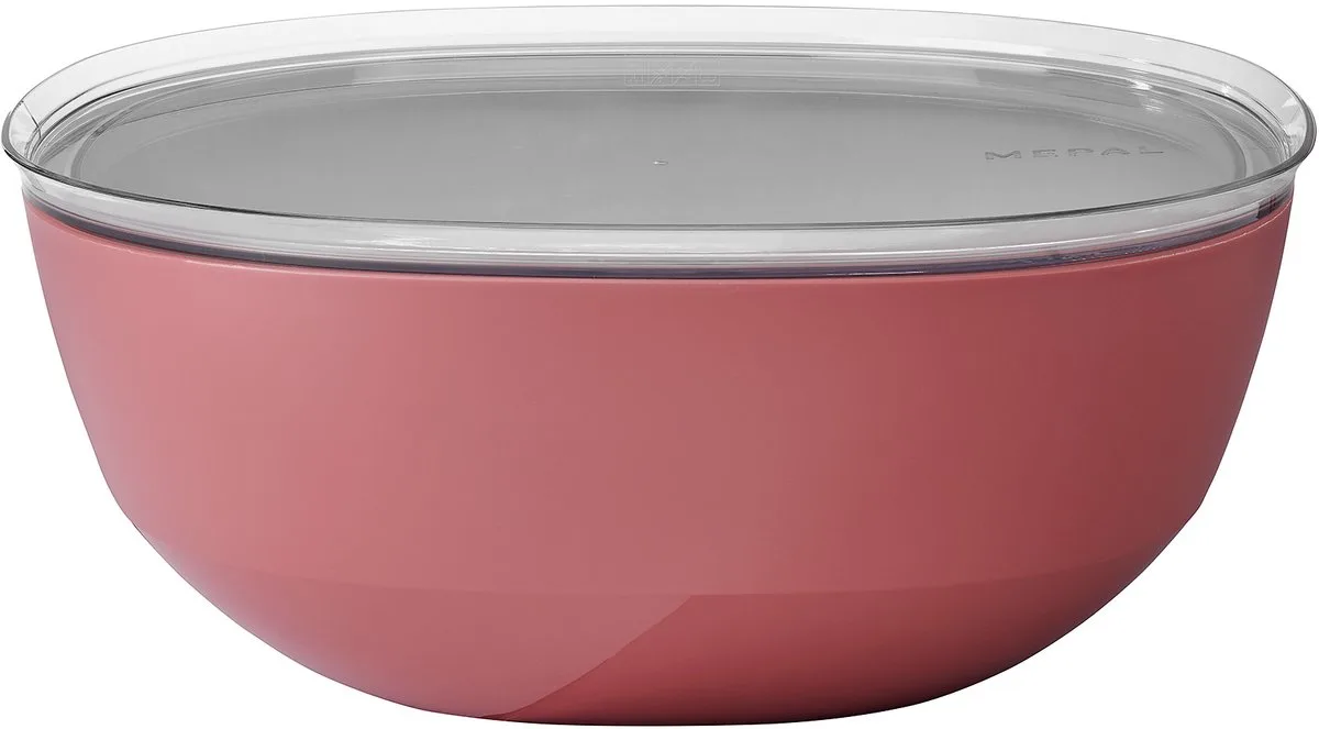 serveerschaal met deksel Silueta - 5000 ml - Saladeschaal van Mepal in Vivid mauve – productfoto