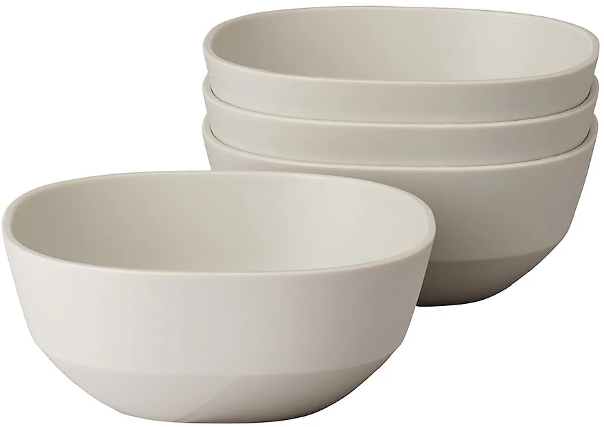 serveerschaal Silueta - 4x 250 ml - Saladeschaal de Mepal en Nordic white – photo produit