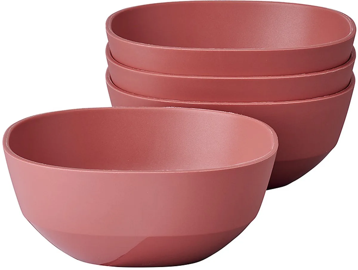 serveerschaal Silueta - 4x 250 ml - Saladeschaal van Mepal in Vivid mauve – productfoto