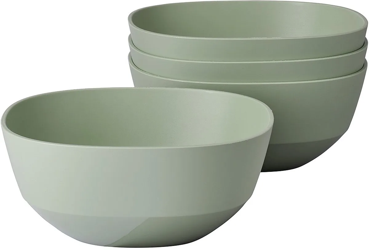 serveerschaal Silueta - 4x 750 ml - Saladeschaal de Mepal en Nordic sage – photo produit