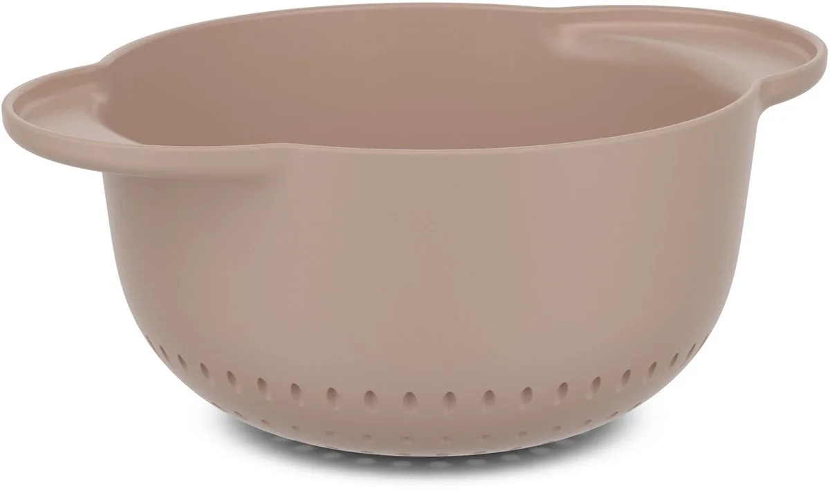 Vergiet Chef it - 1500 ml - Antislip bodem voor extra grip - Past in beslagkom 1500 ml - Vaatwasmachinebestendig - Bakspullen van Mepal in Chalk – productfoto