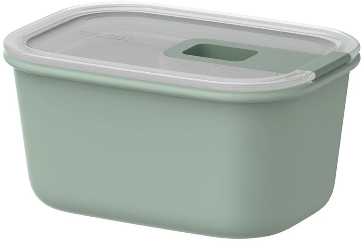 Vershouddoos EasyClip - 450 ml - Vershoudbakjes met schuifsluiting - Geschikt voor magnetron. stoomoven. koelkast en vriezer van Mepal in Nordic sage – productfoto