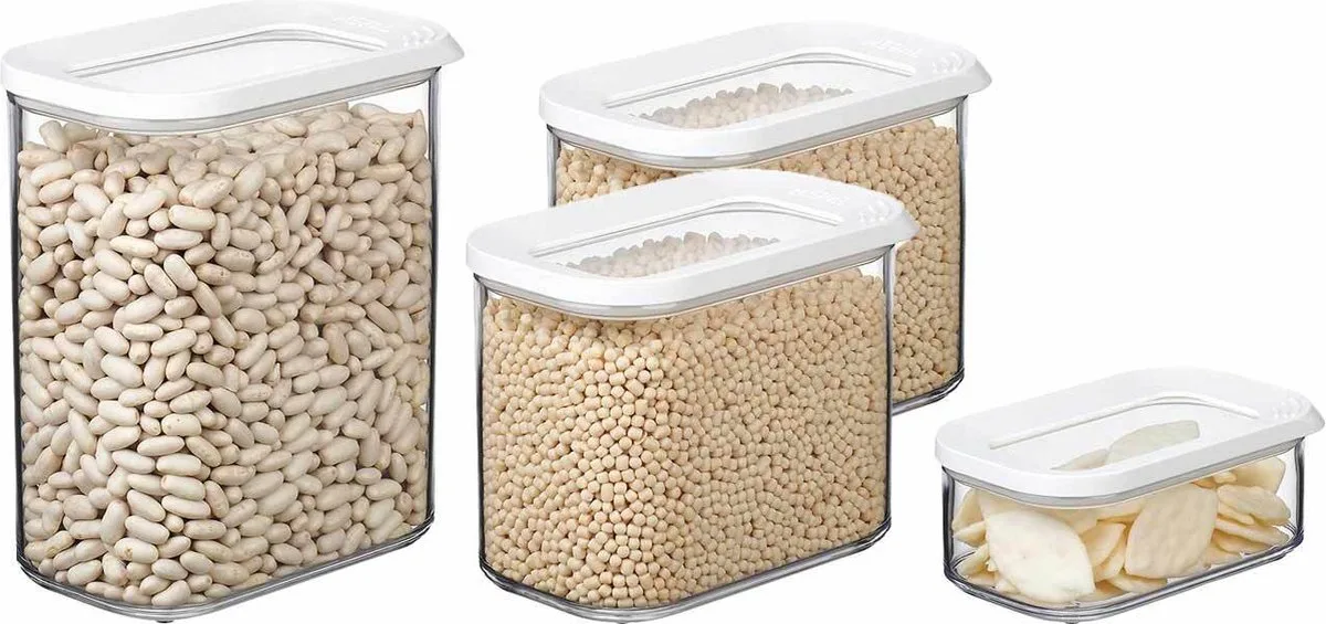 Vorratsdosen Modula Set van 4 de Mepal en Blanc – photo produit