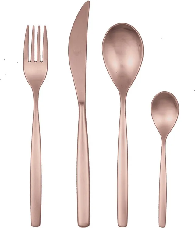 Bestekset Stiria Bronzo Ice - Gematteerd - RVS - 24-delig / 6 personen