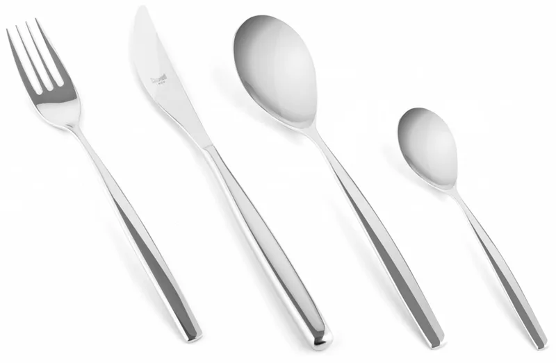 Bestekset Stiria Ice - Gematteerd - RVS - 24- delig / 6 personen by Mepra in Silver – product photo