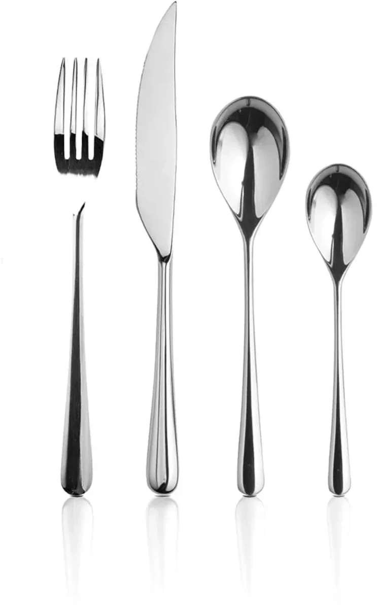 Neve bestekset 24-delig by Mepra in Silver – product photo
